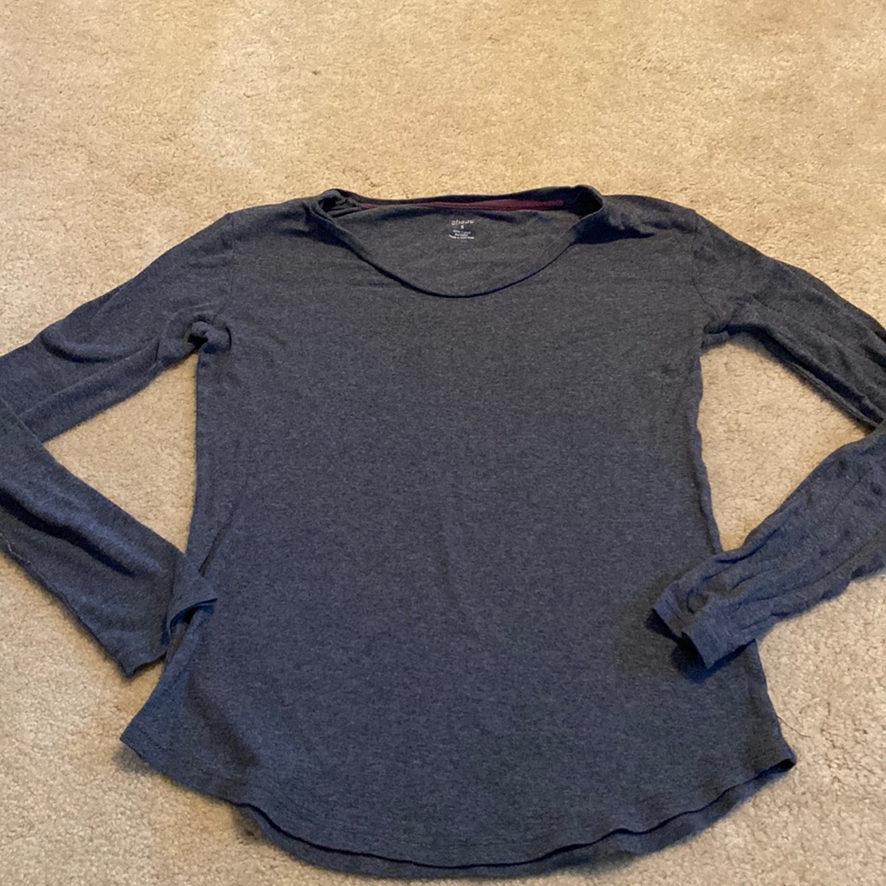 Super Soft Gray LS Shirt size small
